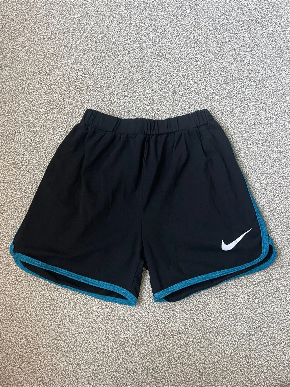 Nike Women’s Black Shorts with Blue Accent